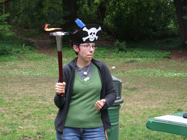 Pirate Jess with the Harmony torch