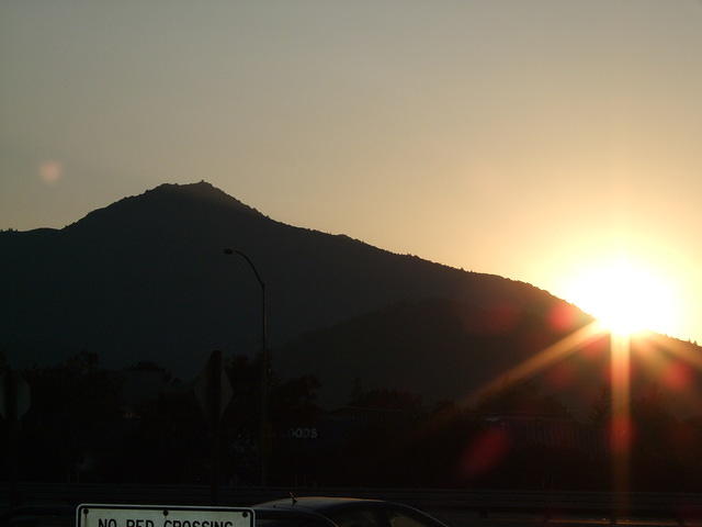 Mt. Tam at sunset