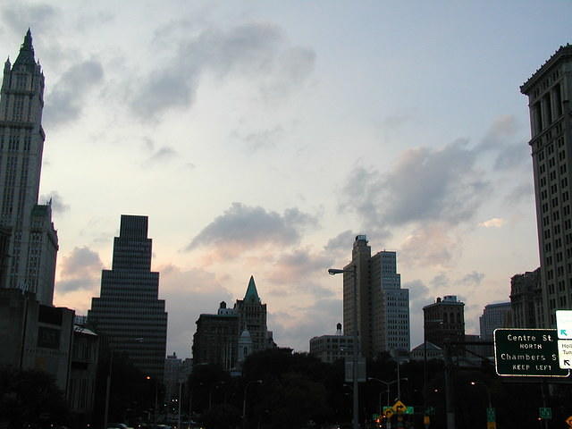 Sunset over Manhattan