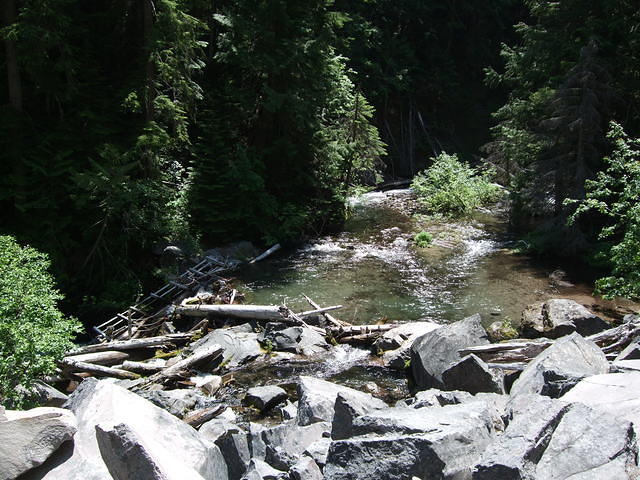 Broken bridge