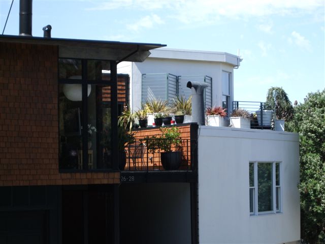 Cool house with a corner window