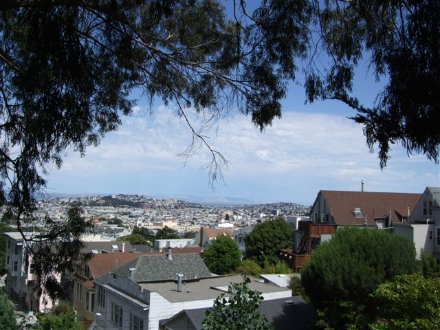 View from Henry stairs