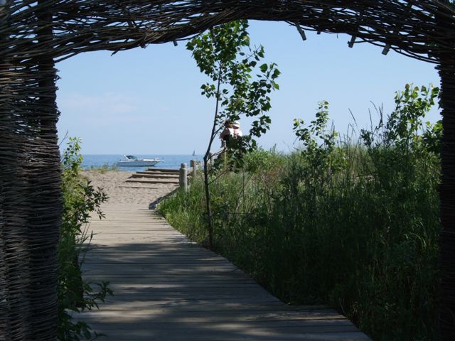 Beach entrance