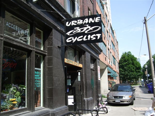 Cyclists are very urbane