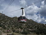 The tram, arriving