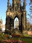 The Scott Monument close-up