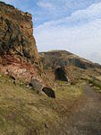 Salisbury Crags, near Arthur's Seat