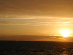 Sunset over the North Sea