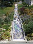 16th and Moraga Mosaic Tile Stairway